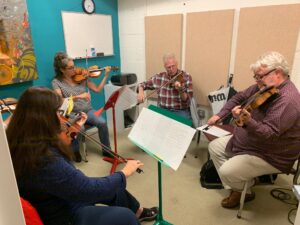 Irish Fiddle class at the Washington Conservatory of Music